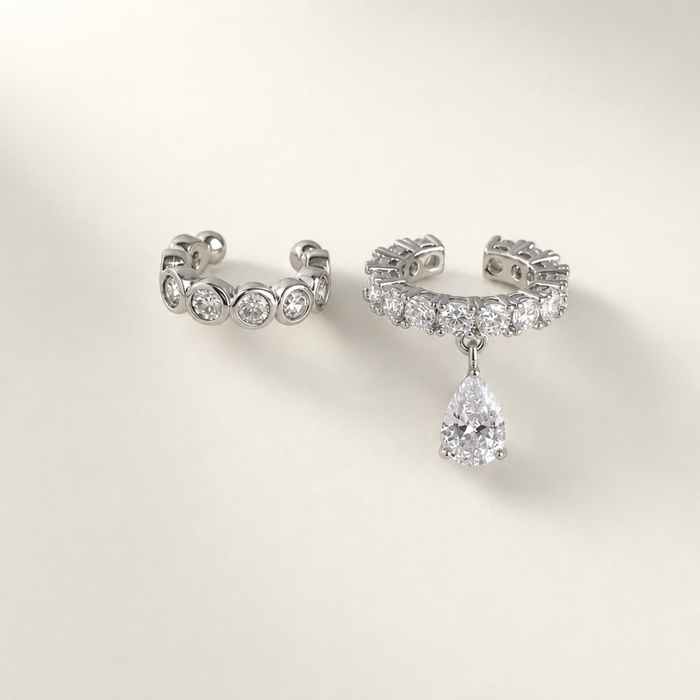 Ear cuff Zircone